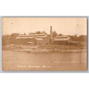 Postcard Unposted Maine Undivided Tannery Bucksport #768